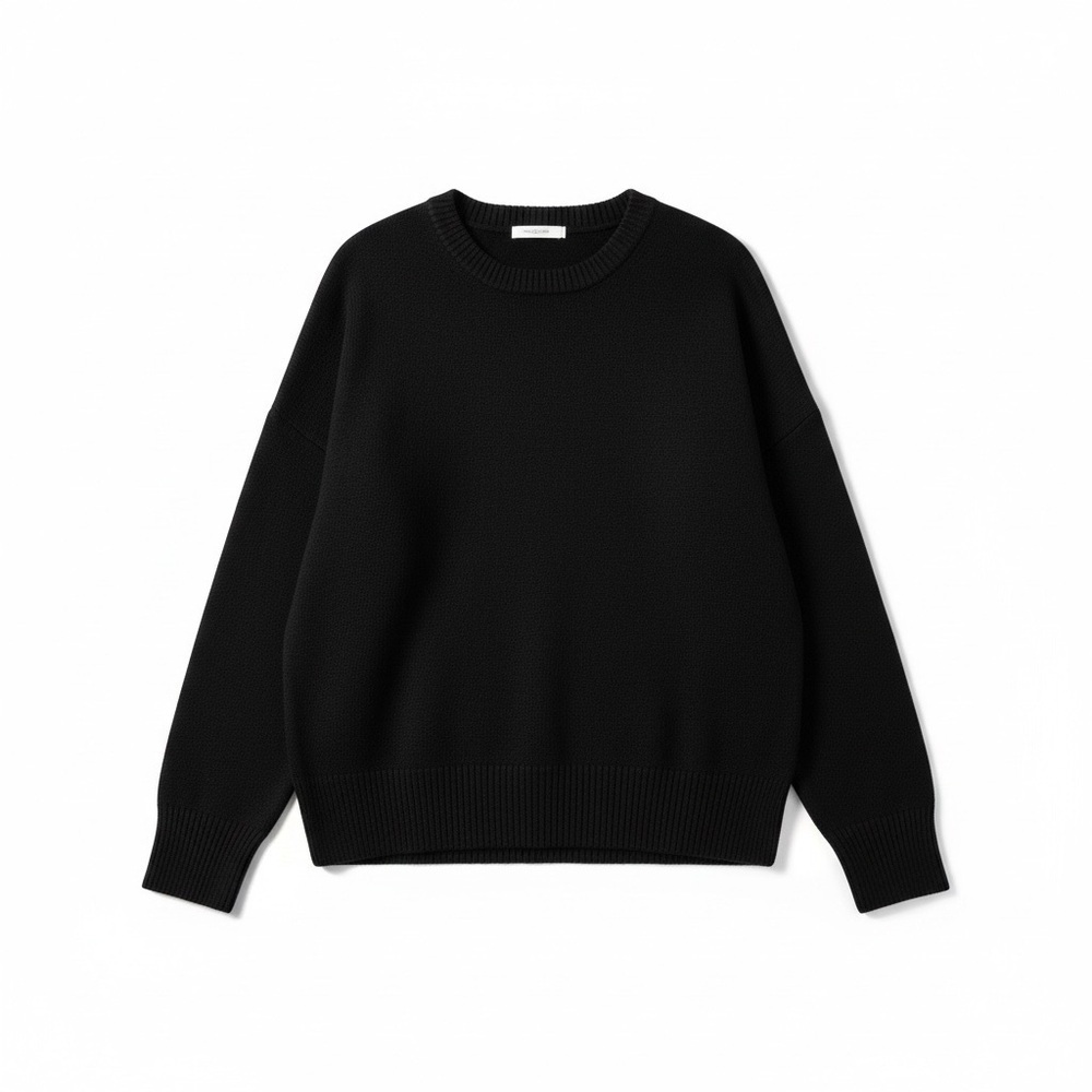 Treasure & Bond Crewneck Tunic Sweater Size XL Black